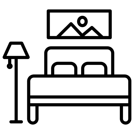 Double bed icon